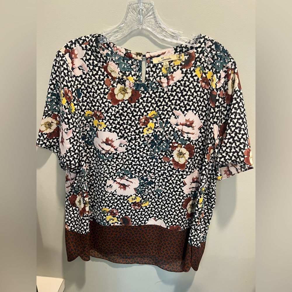Serein Floral Patterned Women's Top